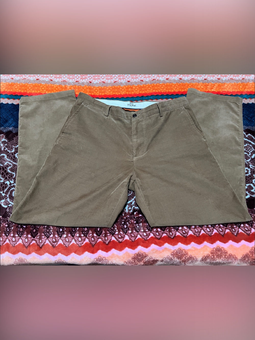Dockers Men's Olive Brown Corduroy Pants 38x32